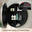 Tablette ajustable avec miroir pour armoire à pharmacie Gervon-98501386-106226541