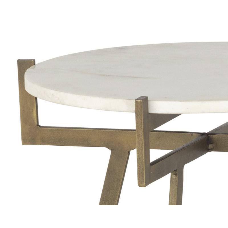 Anak End Table, White