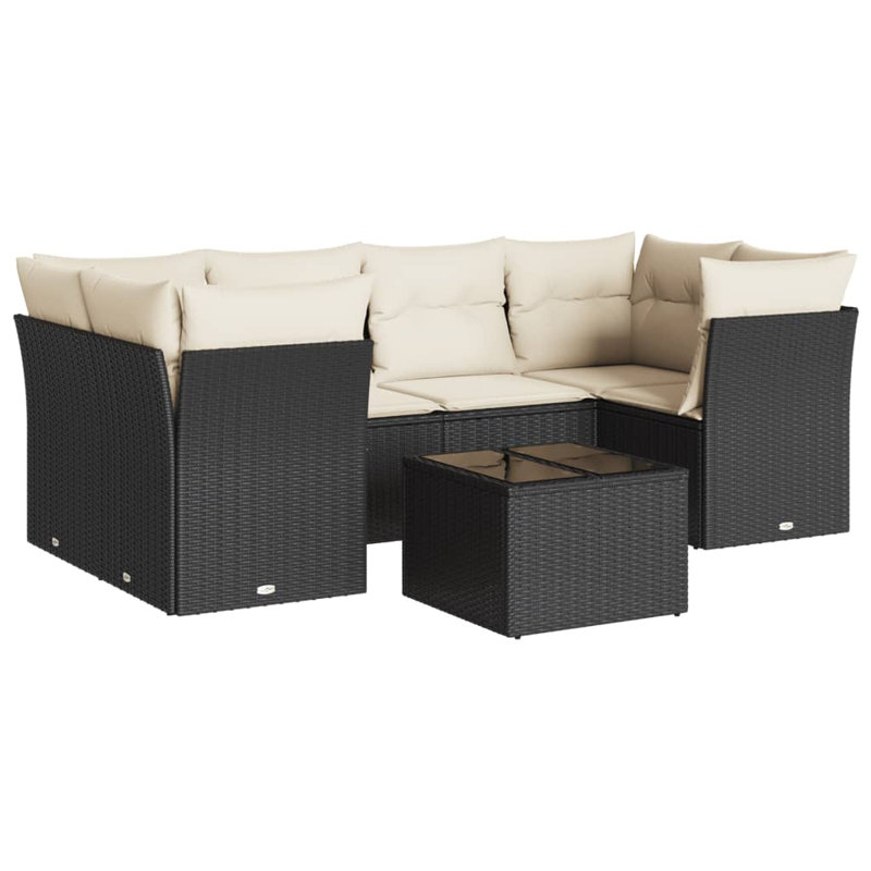 Ensemble de canapé de jardin Vidaxl PE