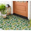 Non-Slip Floral Outdoor Doormat-1189206062