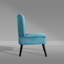 Caveney Upholstered Slipper Chair-2130670693