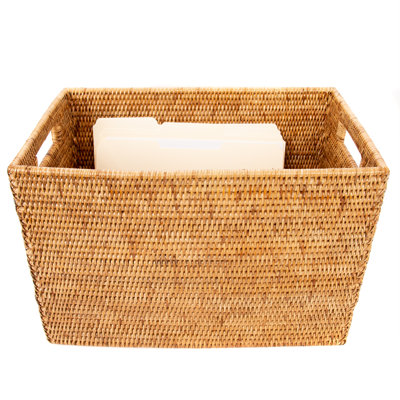Rectangular Rattan Basket