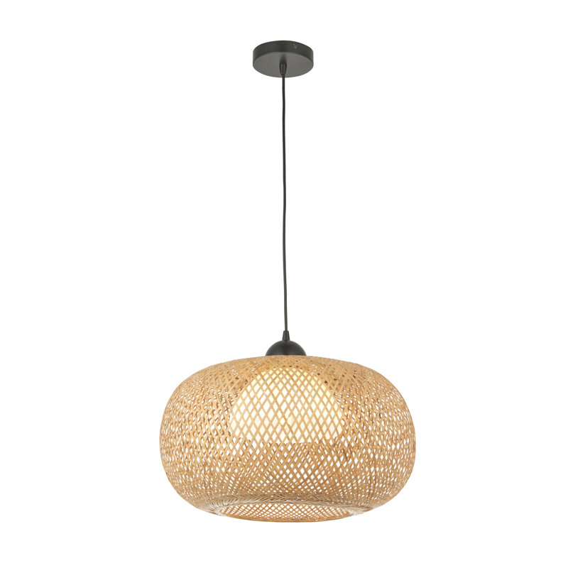 Pewamo 1 - Light Rattan Dome Pendant