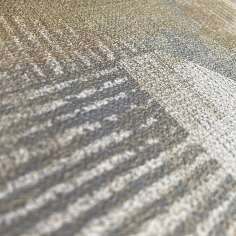 Papier peint beige avec toile Geo, Beige