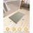 Upgraded Waffle Bath Mat, Super Absorbent Non Slip Bath Mats For Bathroom Floor, Machine Washable Bathroom Rugs With Tassels, Rubber Backed Bathroom Mats, Ultra Soft, 17" X 24"-262449869