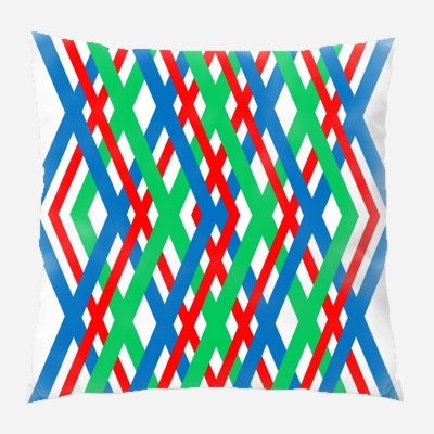 Coussin décoratif géométrique