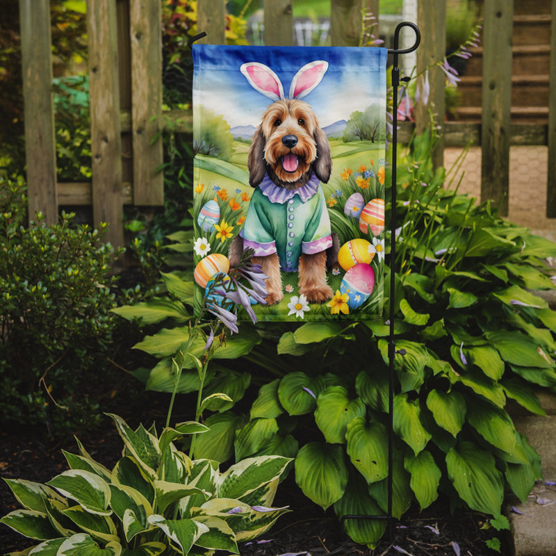Easter Egg Hunt Double Sided 15.5'' H x 11.25'' W Polyester Easter Garden Flag