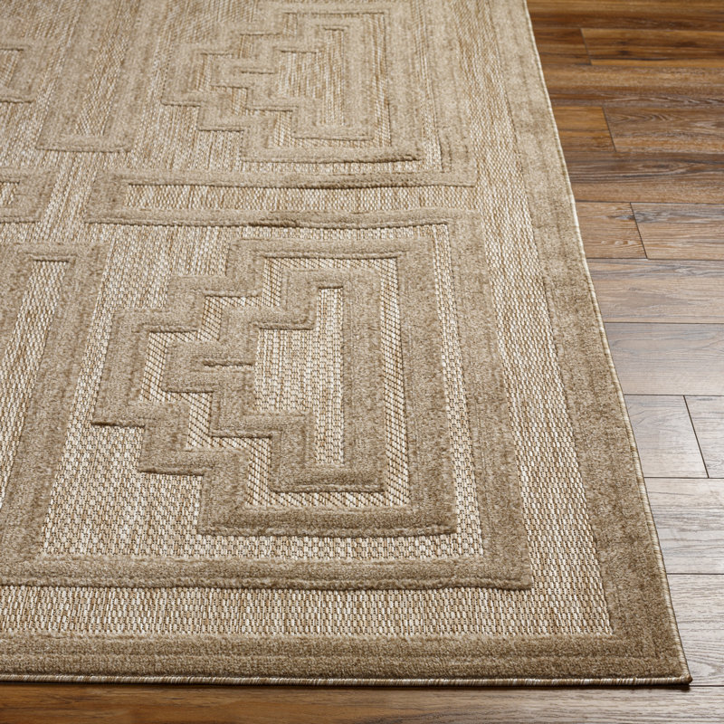 Tapis kaki Breaun, Rectangle 6 pi 7 po x 9 pi