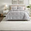 Ensemble de literie, ensemble de draps simple en polyester TG, gris moderne