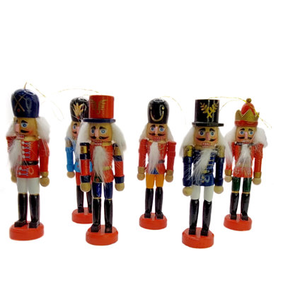 Christmas Nutcracker Set.  Classic Wooden Festive Decoration F07M14-8-N01002