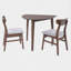 Ensemble de table de salle à manger 3 pièces pour 2 personnes, table de cuisine moderne et chaises, ensemble de salle à manger-785826454
