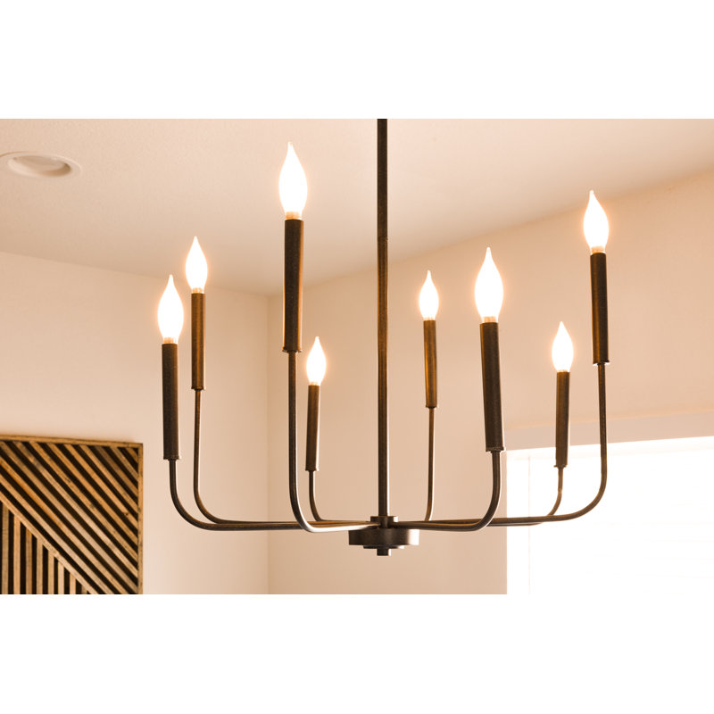 40 Watt Equivalent, CA10 LED, Milky Dimmable Light Bulb, Cool White (3000K) E12/Candelabra Base
