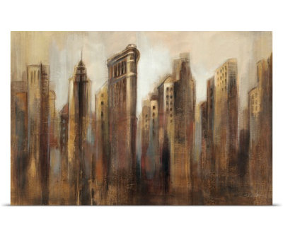 «Flatiron Skyline» par Aniessa, reproduction d'art