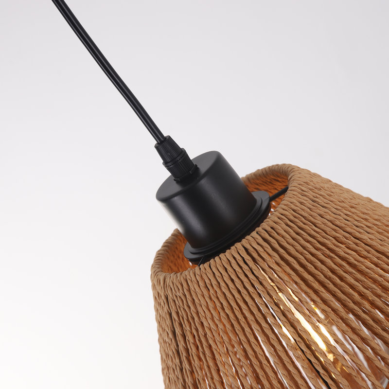 1 - Light Matte Black Single Pendant