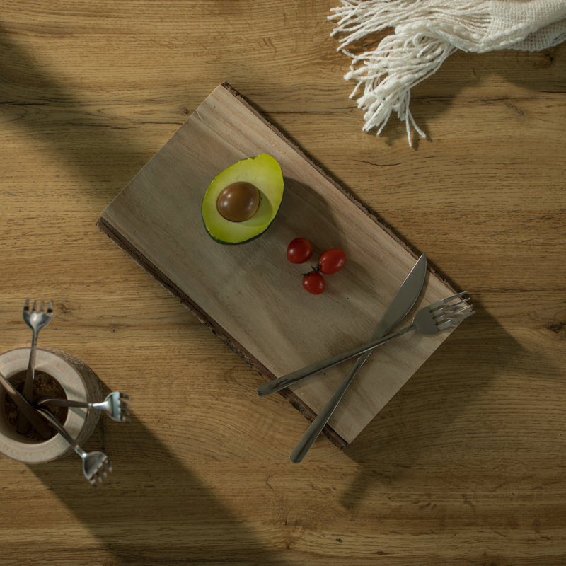 Loon Peak® Sevierville Wood Tray, 1" H x 12" W x 7" D
