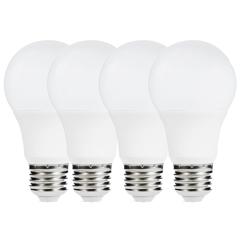 6 watts (40 watts équivalent), ampoule non-dimm à del a19, base d’heure e26/base moyenne (standard), 2700 K