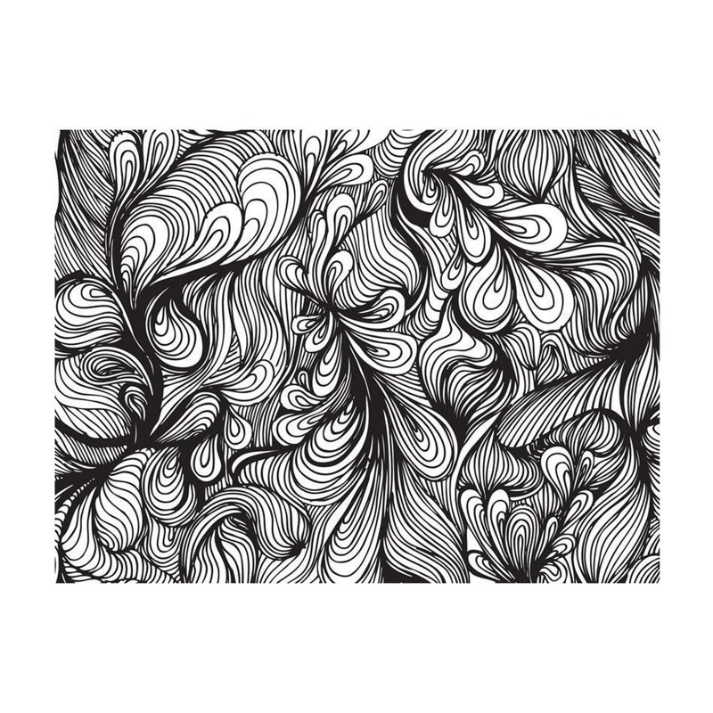 Abstract Wall Mural, 106" L x 137" W