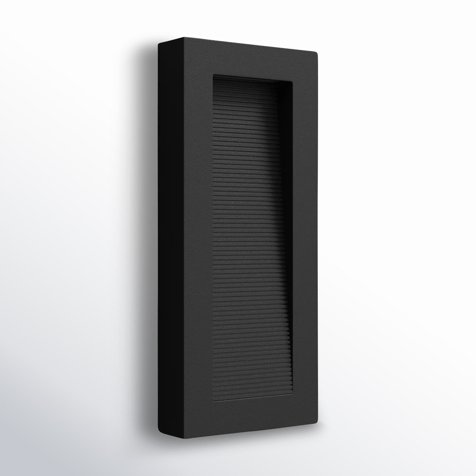 Vossi Outdoor LED Wall Light, 16" H x 7" W x 2" D