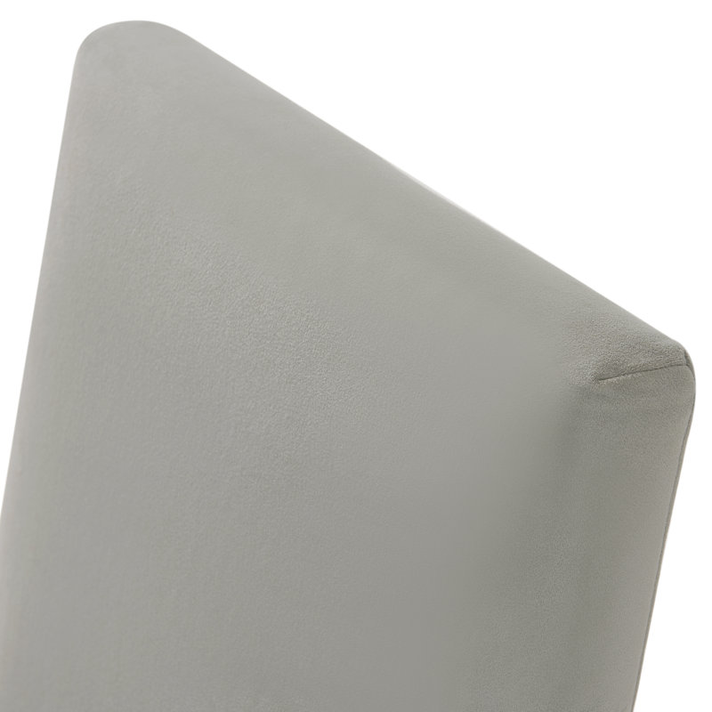 Donaho 19'' H Upholstered Side Chair, Smoke