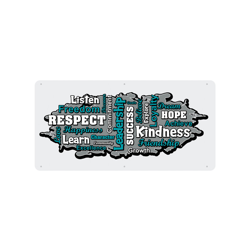 AmTab - WordWall-S03-3060-EC - Word Wall - Style 3 - 30"W x 60"L