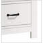Table de chevet compacte à 2 tiroirs, élégante et durable pour un décor moderne, peu encombrante