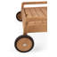 Jack Outdoor Teak Chaise Lounge