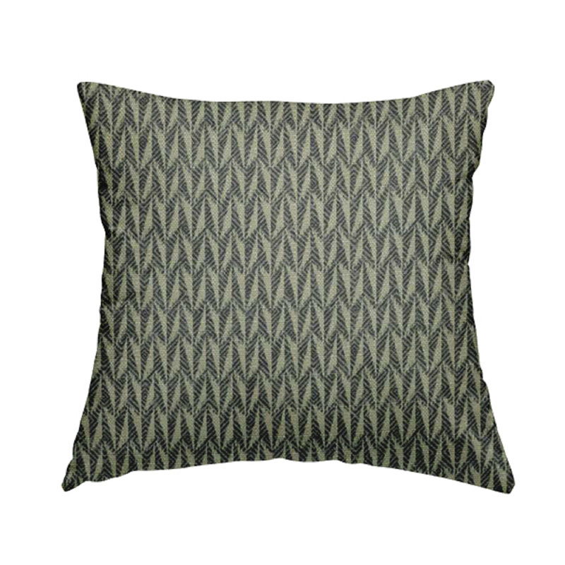 Sloane Geometric Square Throw Cushion, Grey, 55cm H x 55cm W x 5cm D