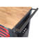 Chariot à outils robuste à 4 tiroirs avec roulettes et plateau en bois - Tablette réglable, vaste option d'organisation d'atelier
