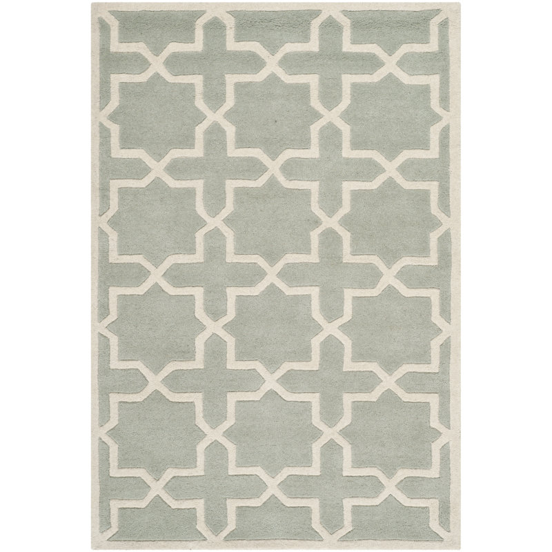 Tapis en laine touffeté à la main Paddy, Rectangle de 5 pi x 8 pi