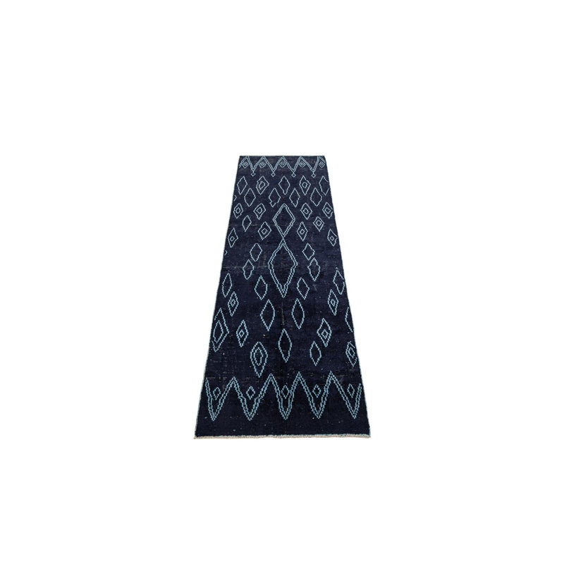 Tapis de couloir bleu marine Kalmanovitz