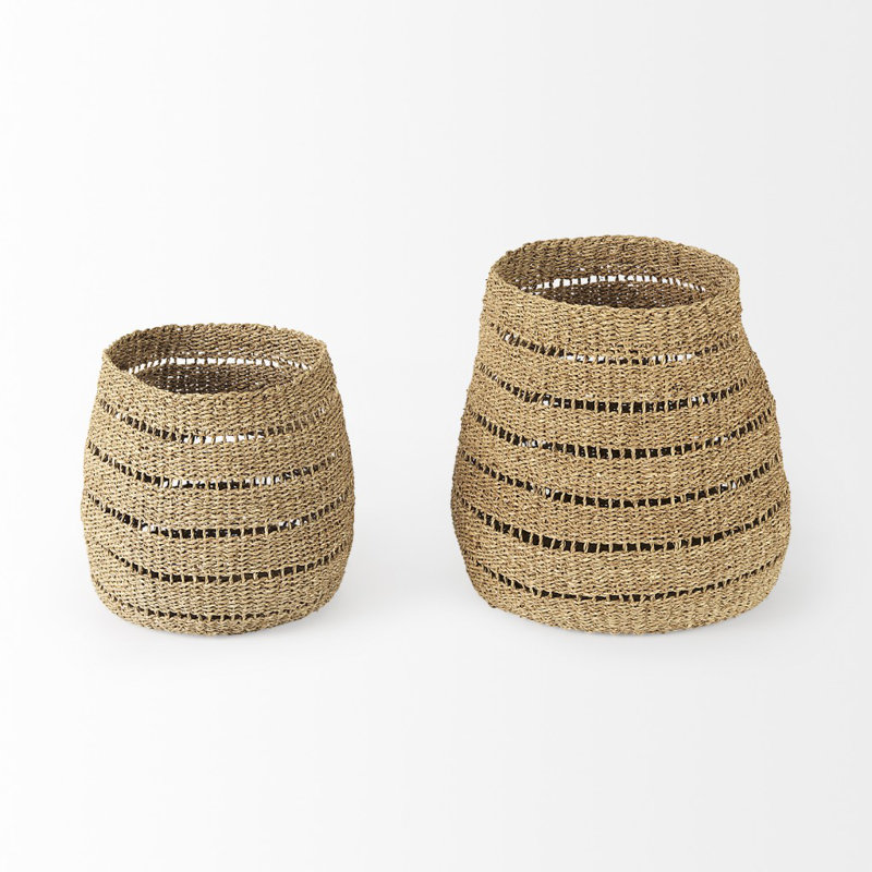 Ensemble de 2 paniers en ruppie maritime
