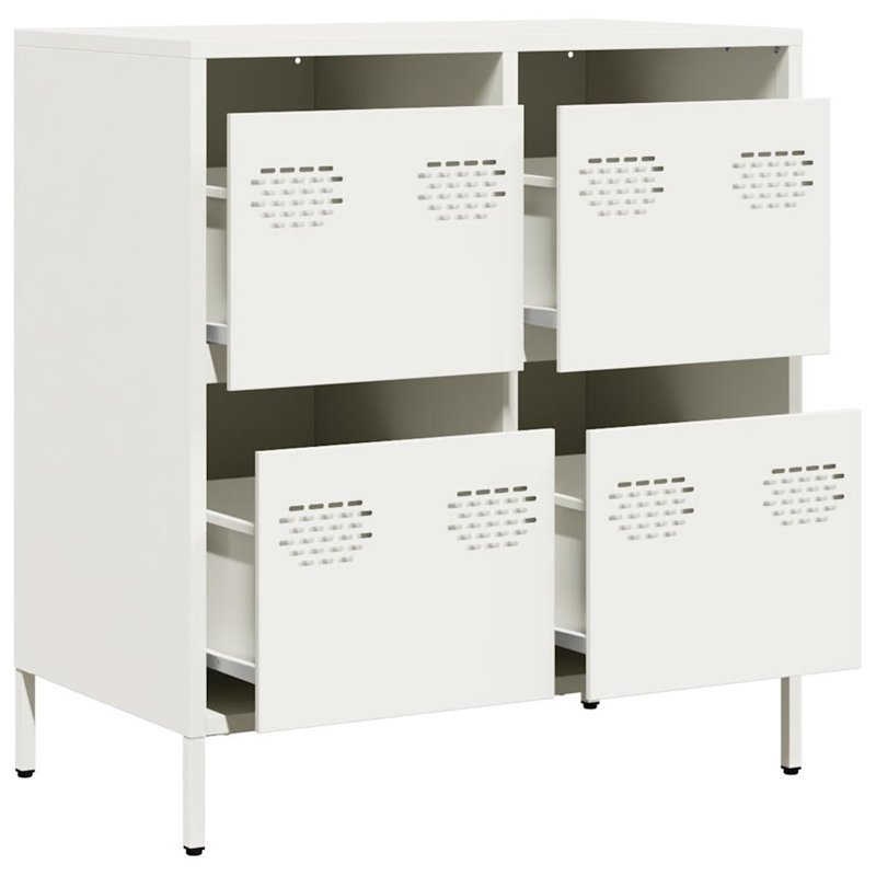 Sherlon Storage Cabinet, White