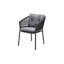 Ocean Wicker Patio Dining Armchair with Cushion-66423442-55841098