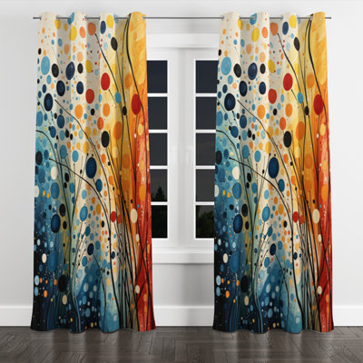 Avanicole - Mid-Century Grommet Curtain - Velvet Room Darkening - 1 Panel