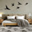 5 Metal Birds Wall Decor