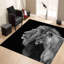 Tapis chic à motif floral non tissé à motif mince, idéal pour une touche de sophistication dans n'importe quel espace de vie