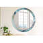 Huldar Glass Flat Wall Mirror