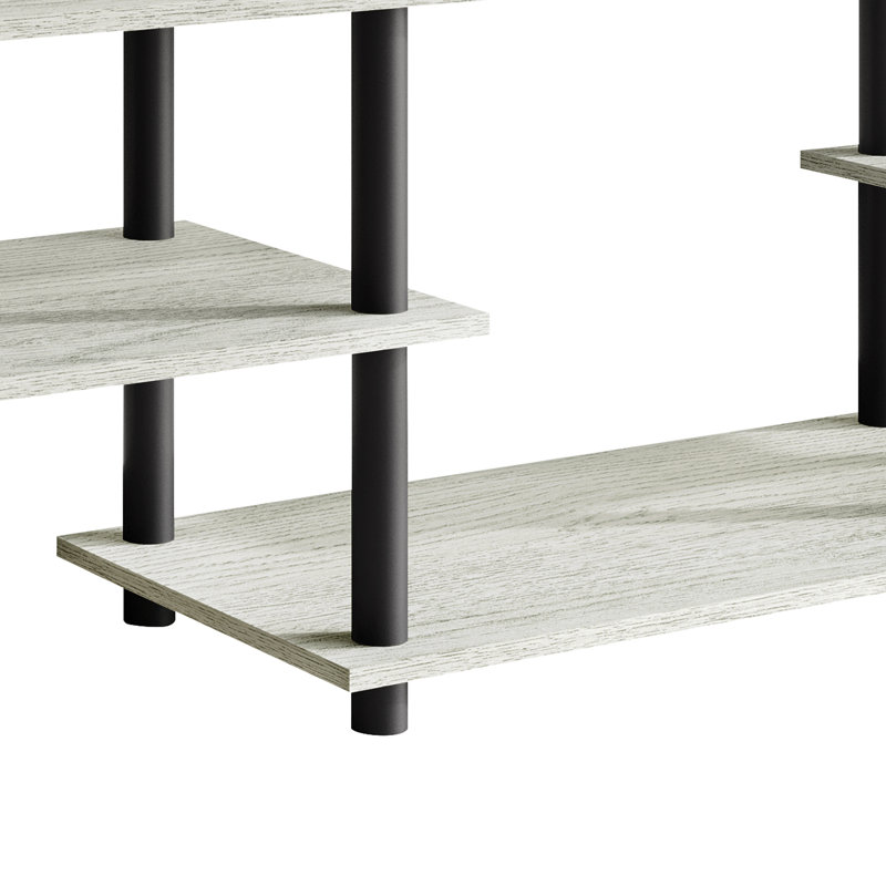 Meuble télé à 9 niveaux Easy Twist, Gris clair