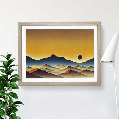Desert Sunrise - Single Picture Frame Painting
