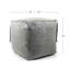 Pouf métallique tacheté