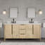 Sequoia 72 In. Double Sink Whitebrook Quartz Countertop Bath Vanity in Mango Wood-1922624922