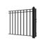 Barrière de portail en acier simple - style Madrid-24565860