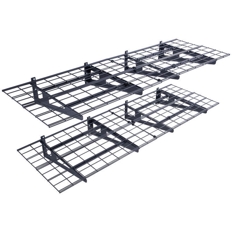 Steel Storage Rack, 1.8cm H x 182.9cm W x 61cm D