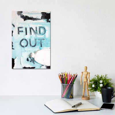 Find Out I by Kent Youngstrom - Wrapped Canvas Print