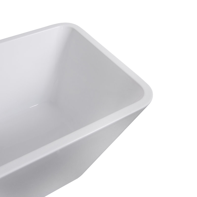 Harmony 59'' x 29.5'' Soaking Acrylic Bathtub