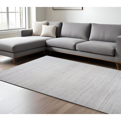 Tapis abstrait beige 8 pi x 11 pi