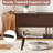 31.5" Lift Top CoffeeTable ModernTable with Hidden Compartment&Wood Legs For Home Brown-221179864