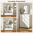 Beveled Bathroom Vanity Mirror with Aluminum Frame, Wall Accent Mirror, Tempered Glass-1488034610-1488034629
