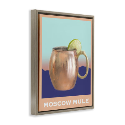 Moscow Mule over Landscape Floating Frame, design by Matthew Piotrowicz