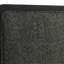 Grand lit tapissier noir Burton